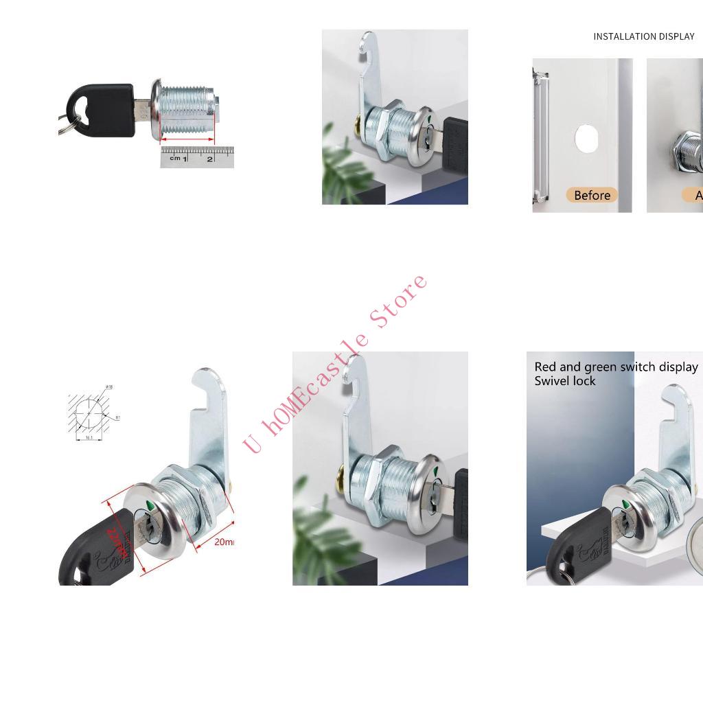 Furniture Hardware Lock - 63HF 2set Kunci Kamera Laci Kunci