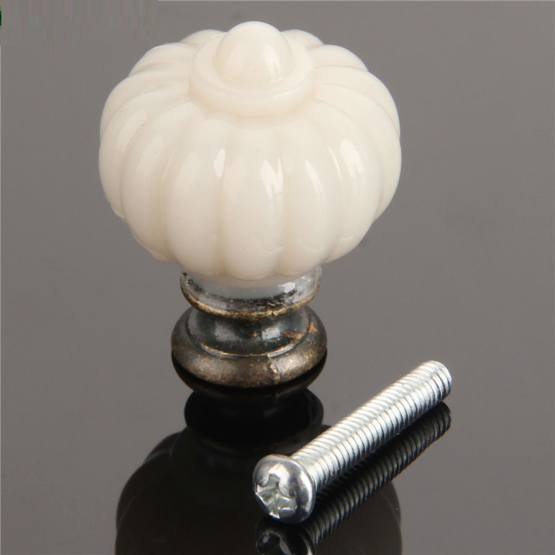 Furniture Hardware Products - 1 Buah Kenop Kabinet Labu Putih
