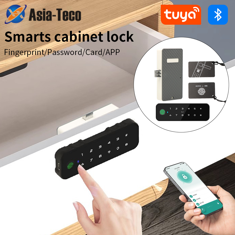Furniture Hardware Brackets - Tuya Bluetooth Pintar Kabinet Kayu Kunci