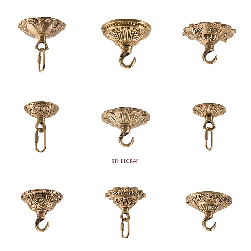 Furniture Hook Hardware - 1 Buah Kait Kuningan Kelas Atas