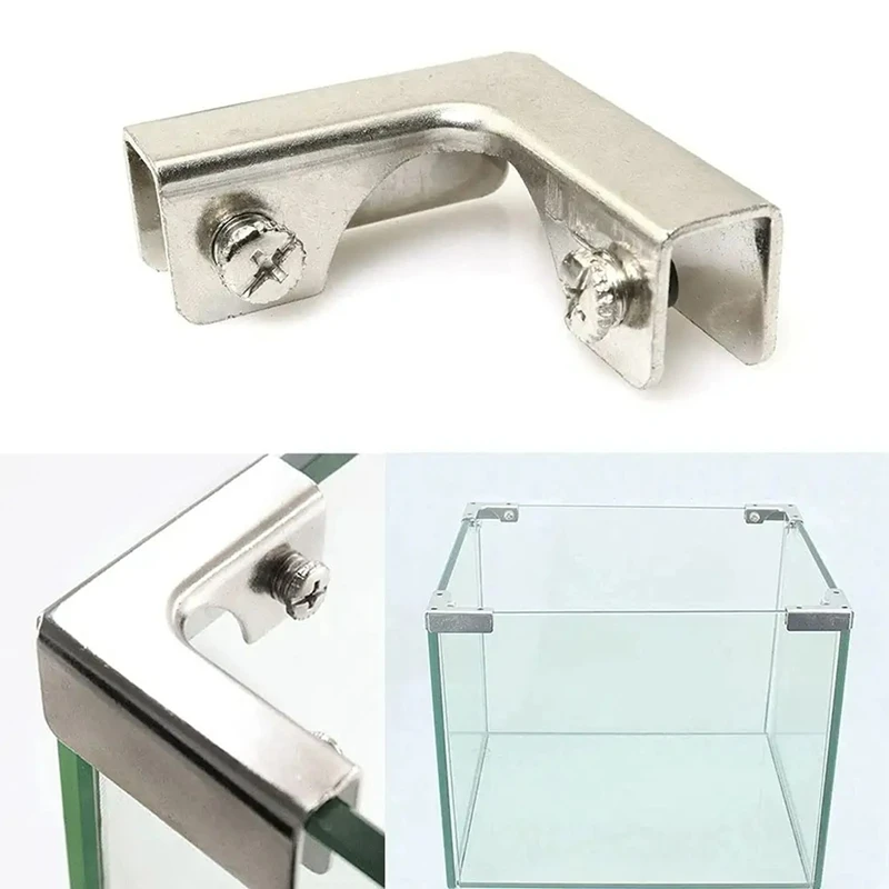 Furniture Hardware Types - 4 Buah Klip Pemasangan Kaca Tipe