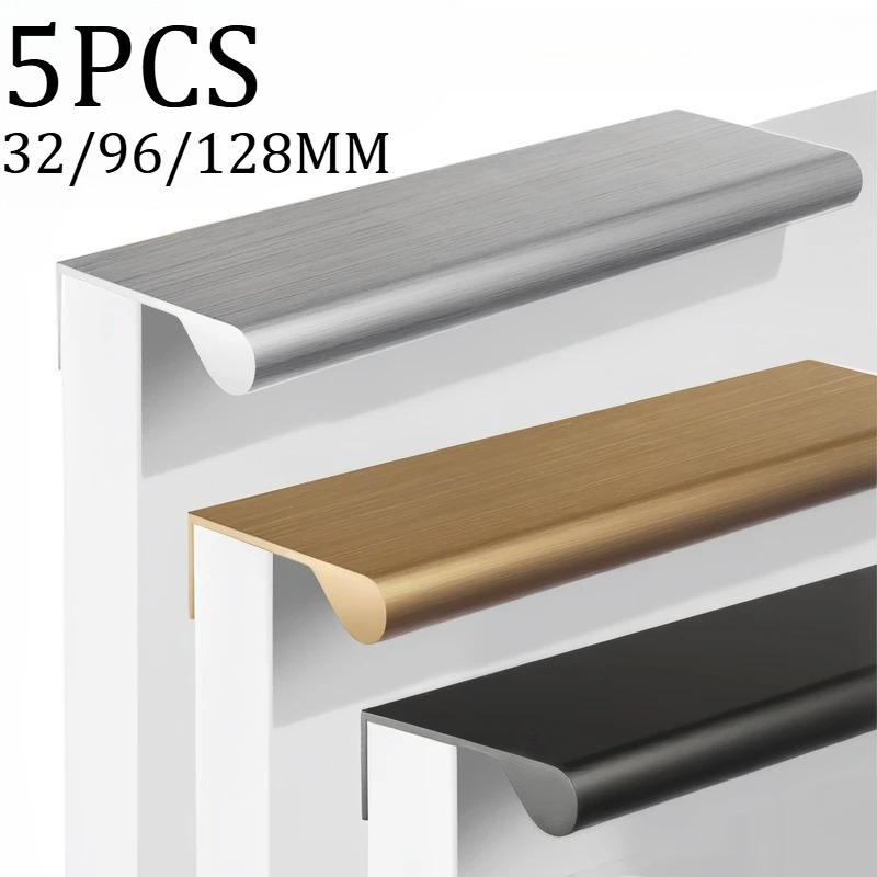 Furniture Hardware Nut - 5 Buah Pegangan Kabinet Berbasis Aluminium