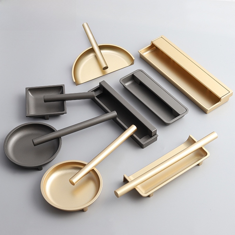 Furniture Hardware Types - Gagang Tarik Tersembunyi Tak Terlihat dari