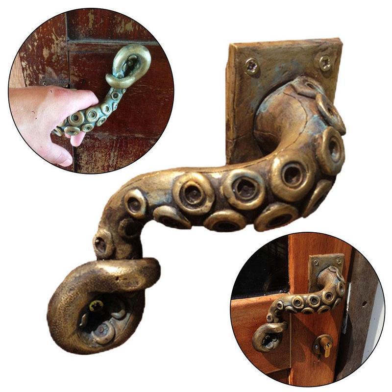 Furniture Hardware Products - Kenop pintu gurita antik gaya hewan