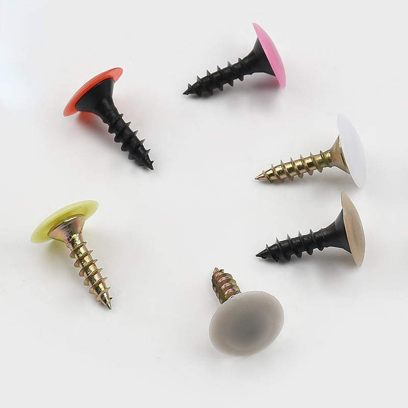 Furniture Hardware Nut - 100/500/1000 Buah Tutup Sekrup Plastik Mur
