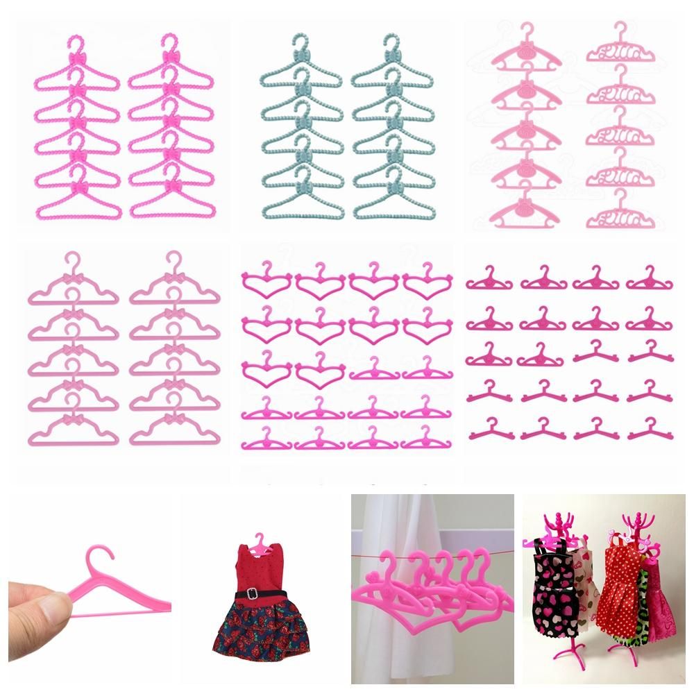 Furniture Hook Hardware - 10/20 buah Pink plastik bermain gaun