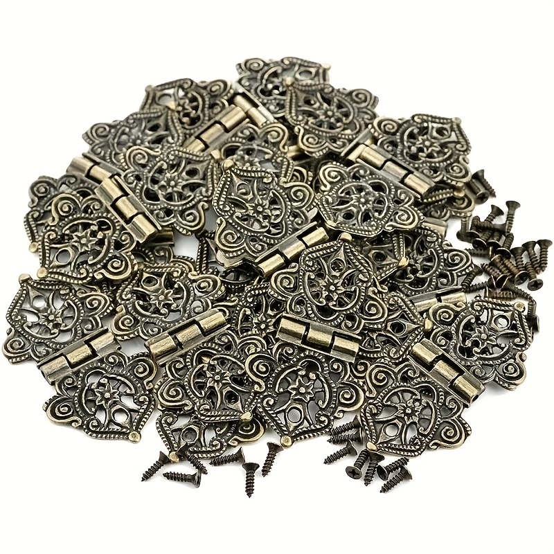 Furniture Hardware Replacement Parts - 8 Buah Engsel Bunga Berongga Paduan