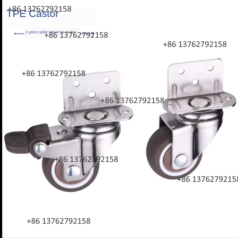 4 Buah Roda Putar Karet Lembut - Furniture Hardware For Bed ulasan dan harga
