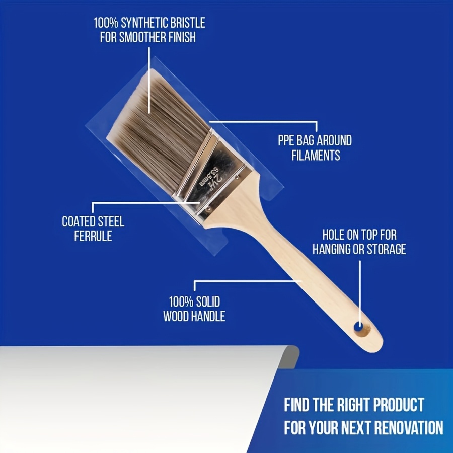 5 Buah Kuas Cat Kualitas Tingg - Furniture Hardware Products ulasan dan harga