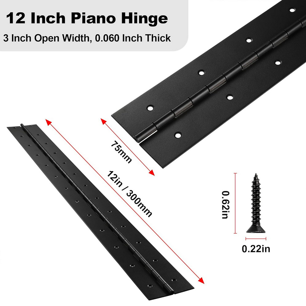 Engsel Piano Hitam 6in-20in, E - Furniture Hardware Replacement Parts ulasan dan harga