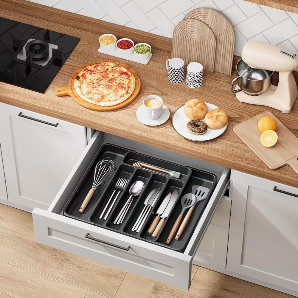 Organizer Laci Peralatan Makan - Drawer Organizer Peg ulasan dan harga