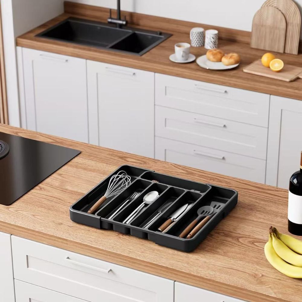Organizer Laci Peralatan Makan - Drawer Organizer Peg ulasan dan harga