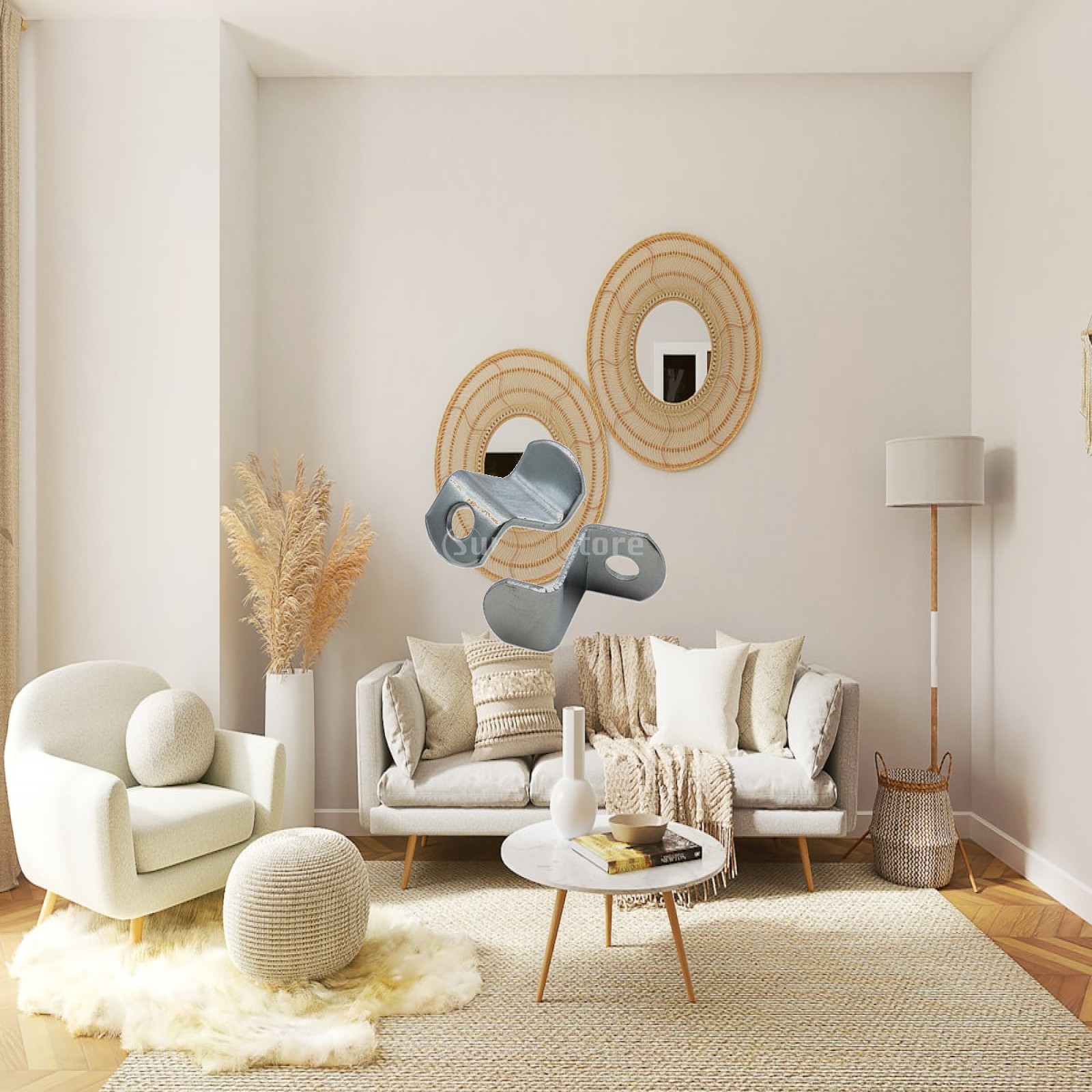 Braket Baja Tipe Z, Penyangga  - Furniture Hardware Types ulasan dan harga