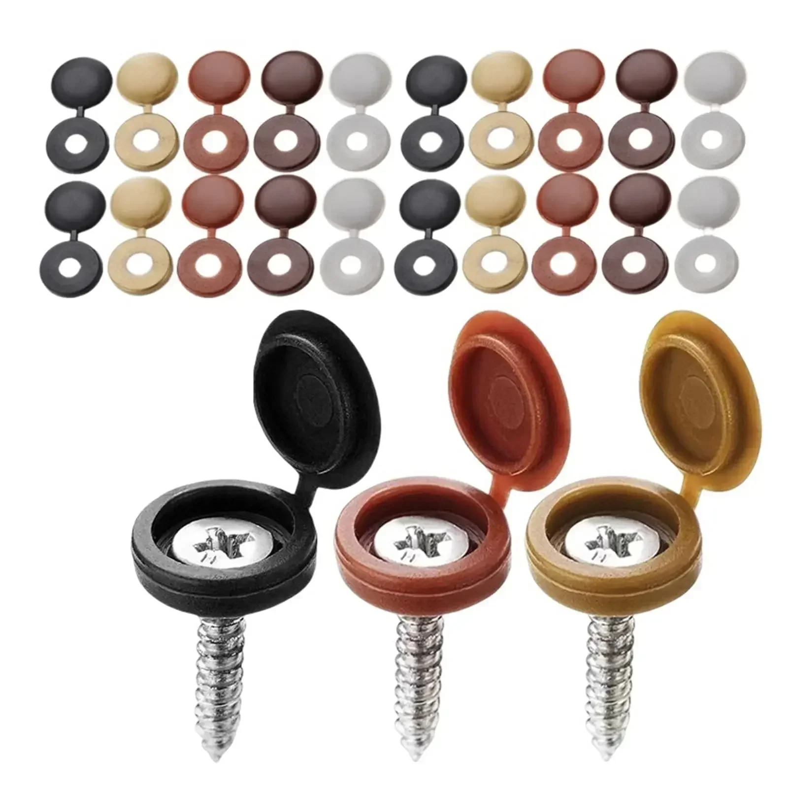 Penutup tutup sekrup plastik b - Furniture Hardware Nut ulasan dan harga