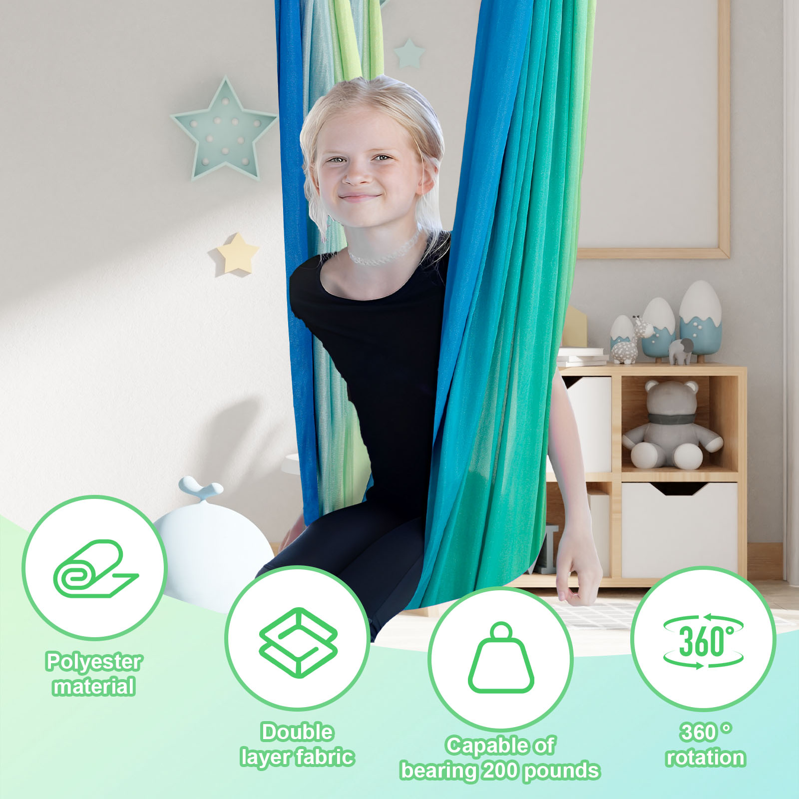 Ayunan Sensorik Anak Ayunan Pe - Furniture Hook Hardware ulasan dan harga