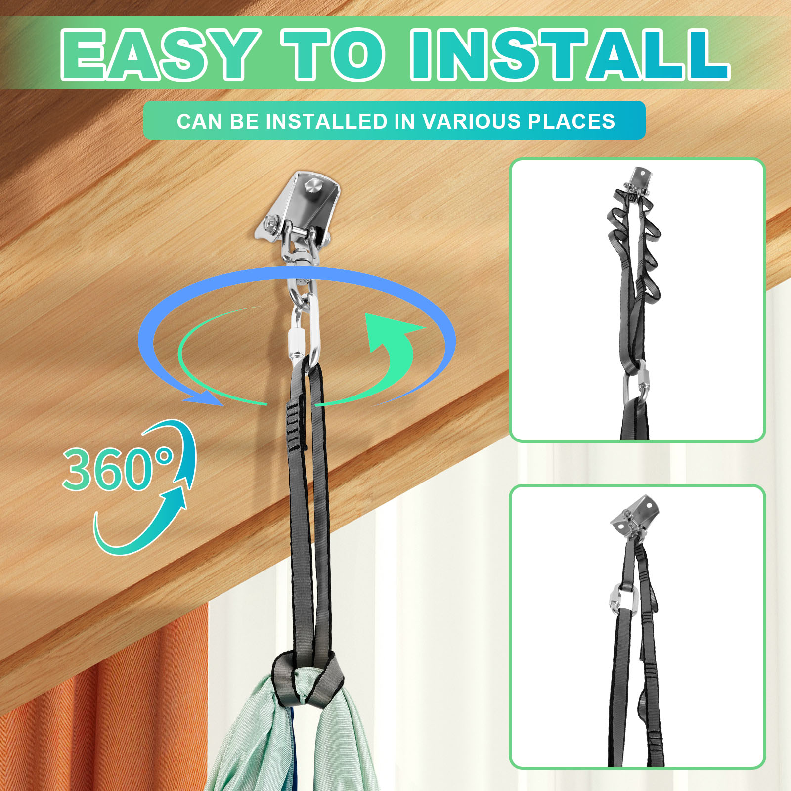 Ayunan Sensorik Anak Ayunan Pe - Furniture Hook Hardware ulasan dan harga