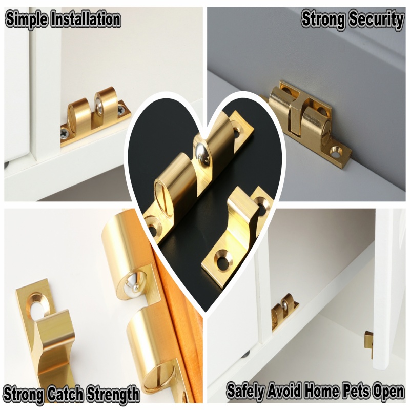 3/6 Buah Penangkap Bola Pintu  - Furniture Hardware Brackets ulasan dan harga