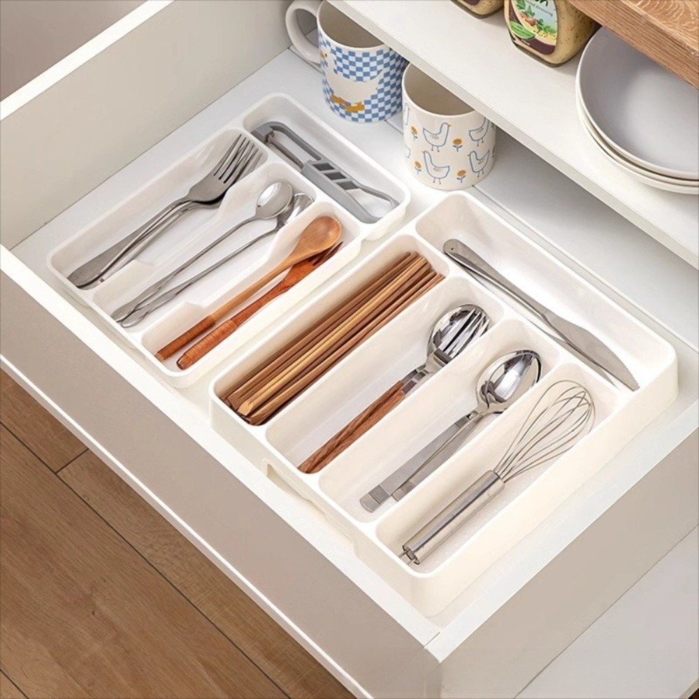 Organizer Peralatan Makan 4/5  - Drawer Organizer Peg ulasan dan harga