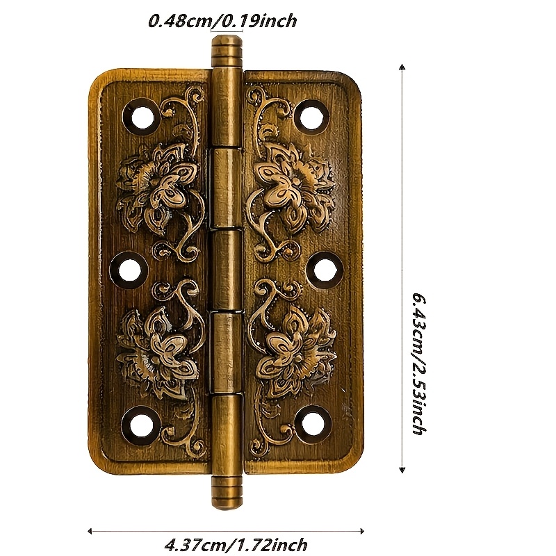 2 Buah Engsel Kuningan Padat T - Furniture Hardware Types ulasan dan harga