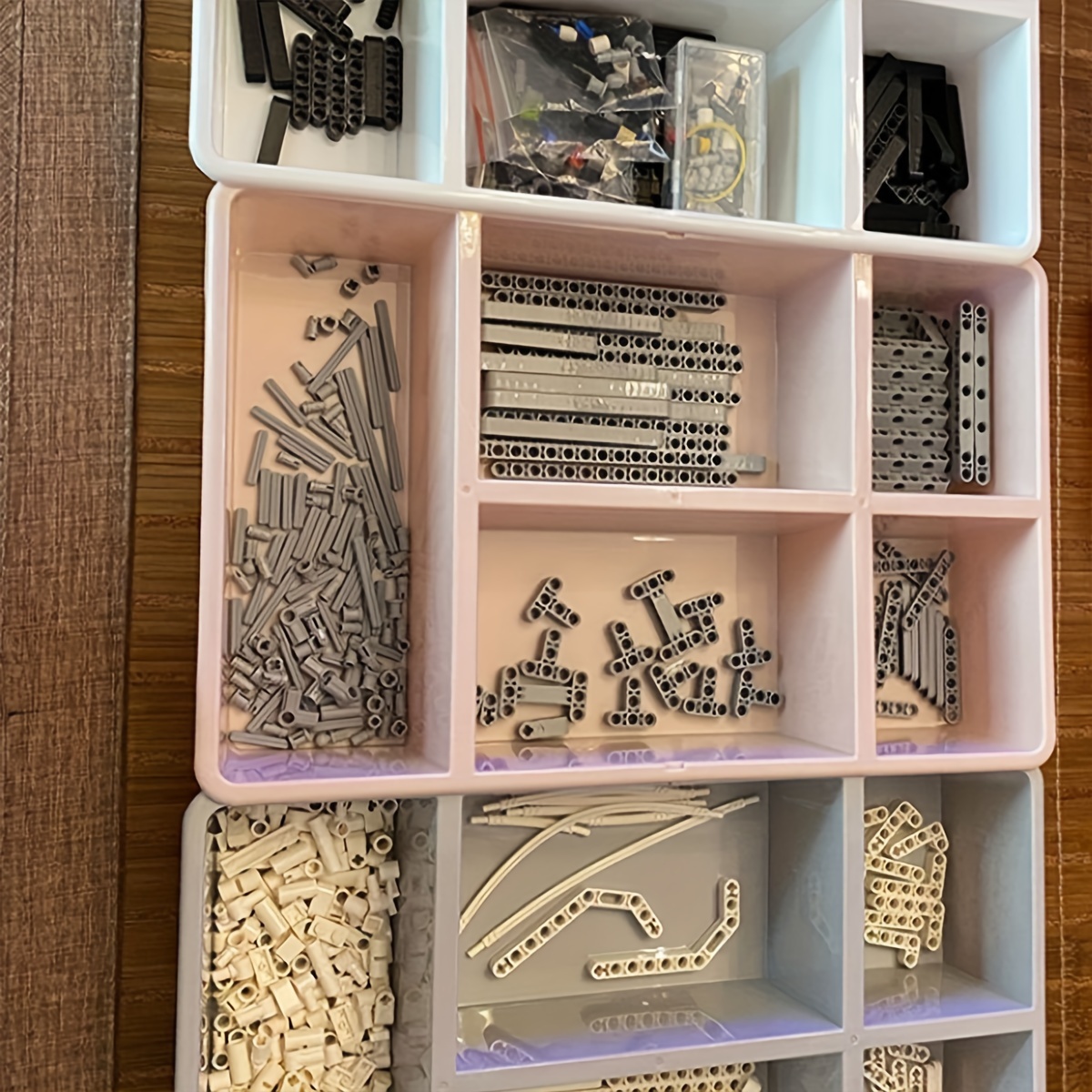 2 Buah Kotak Penyimpanan Terba - Drawer Organizer Peg ulasan dan harga