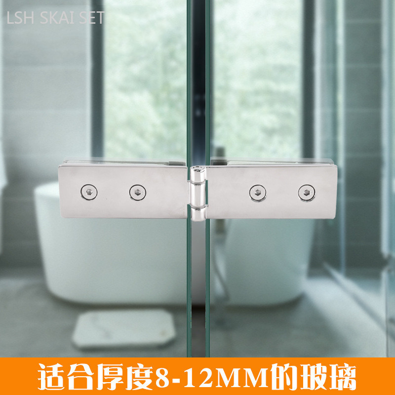 304 engsel pintu kaca Stainles - Furniture Hardware Replacement Parts ulasan dan harga