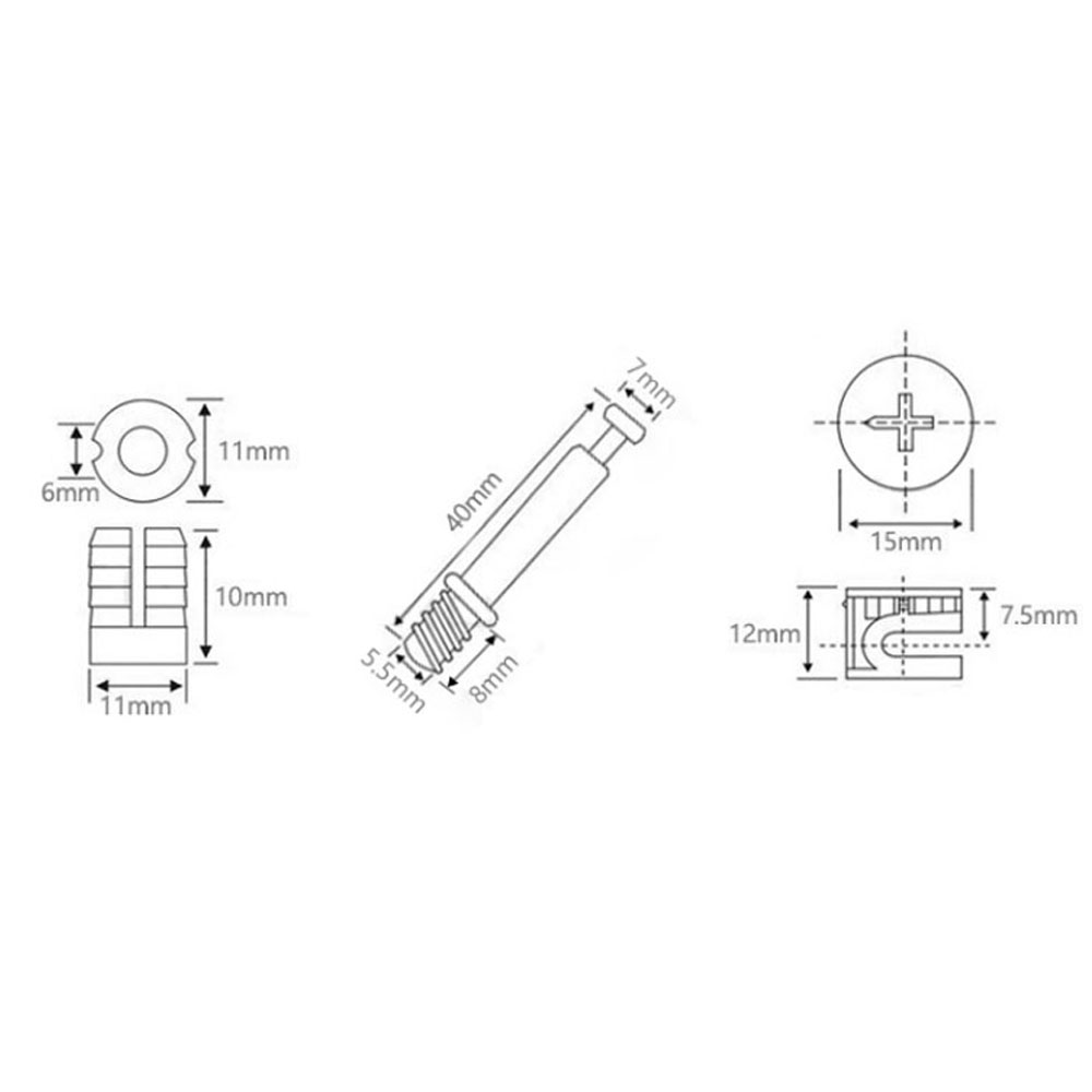 Set Perangkat Penghubung Furni - Furniture Hardware Nut ulasan dan harga