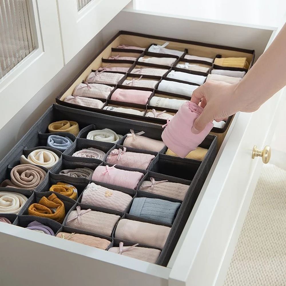 Organizer Untuk Pakaian Dalam, - Drawer Organizer Peg ulasan dan harga