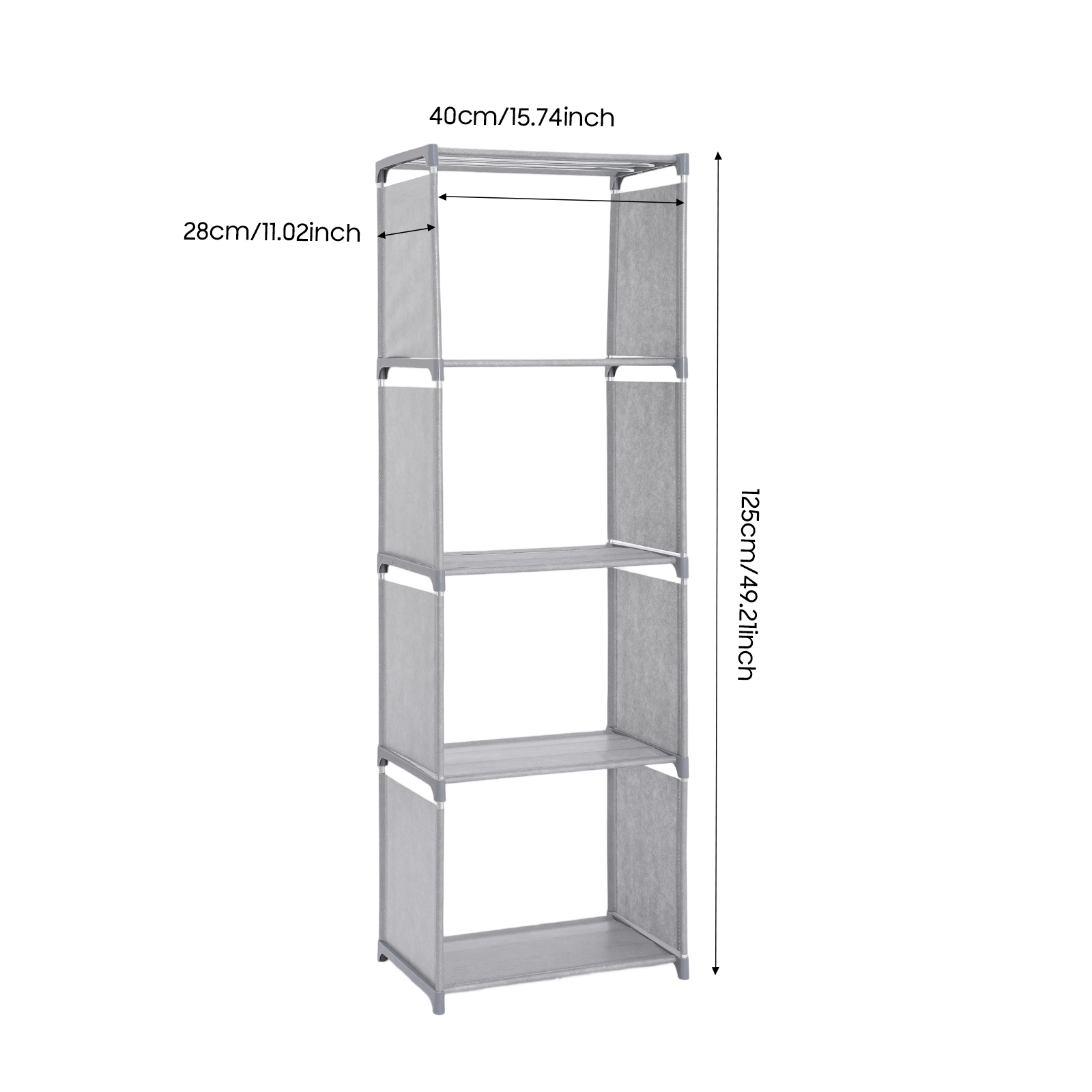 Rak Buku Vertikal Terbuka, Ben - Furniture Hardware Photos ulasan dan harga