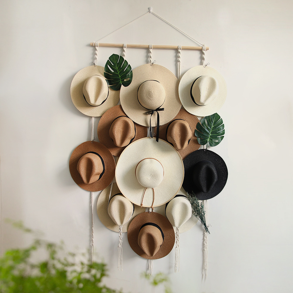 Macrame gantungan topi Boho de - Furniture Hook Hardware ulasan dan harga