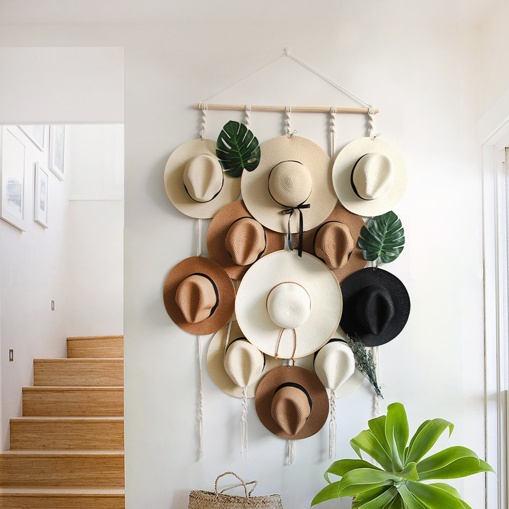 Macrame gantungan topi Boho de - Furniture Hook Hardware ulasan dan harga