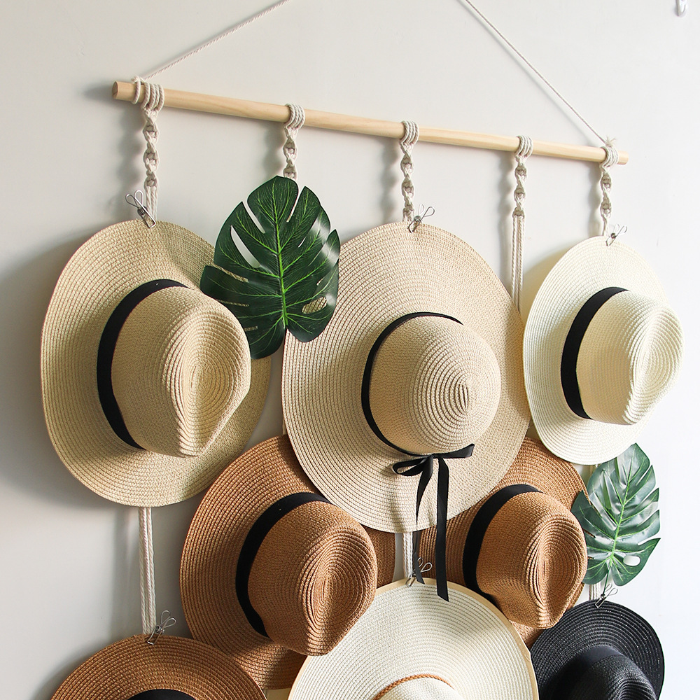 Macrame gantungan topi Boho de - Furniture Hook Hardware ulasan dan harga