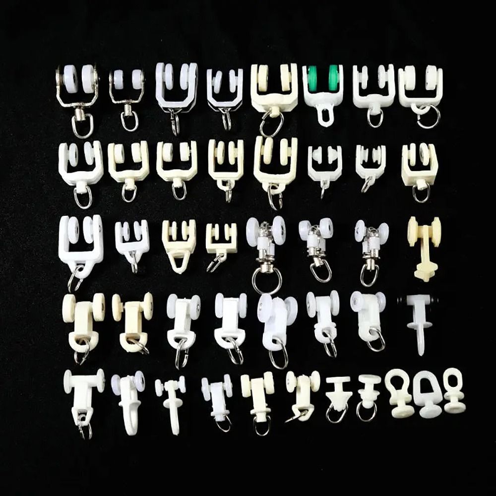 10 Buah Roda Tirai Lurus Melen - Furniture Hook Hardware ulasan dan harga