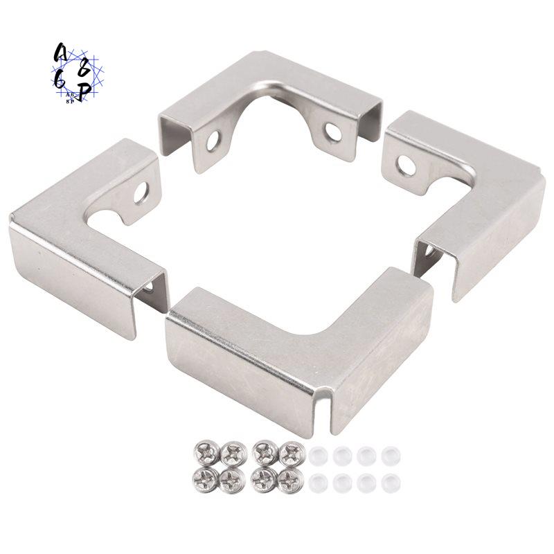 A68P-4Pcs Klip Pengikat Kaca T - Furniture Hardware Types ulasan dan harga