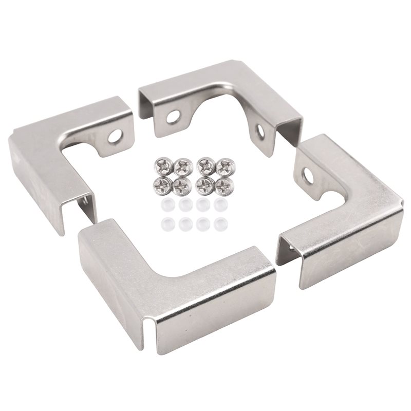 A68P-4Pcs Klip Pengikat Kaca T - Furniture Hardware Types ulasan dan harga