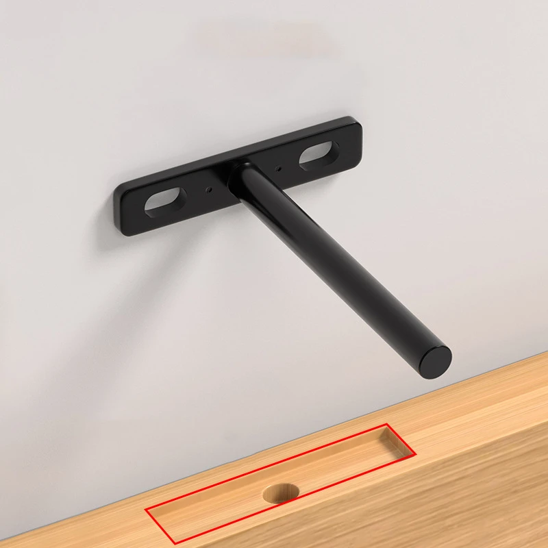 1 Buah Braket T Penyangga Tak  - Furniture Hardware Types ulasan dan harga